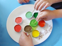 creative jewish mom Home-made Water Color Paint